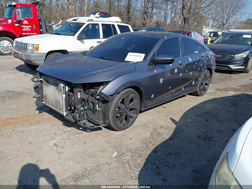 Vin: 19xfc2f81ke009729, lot: 44840939, honda civic sport 20192