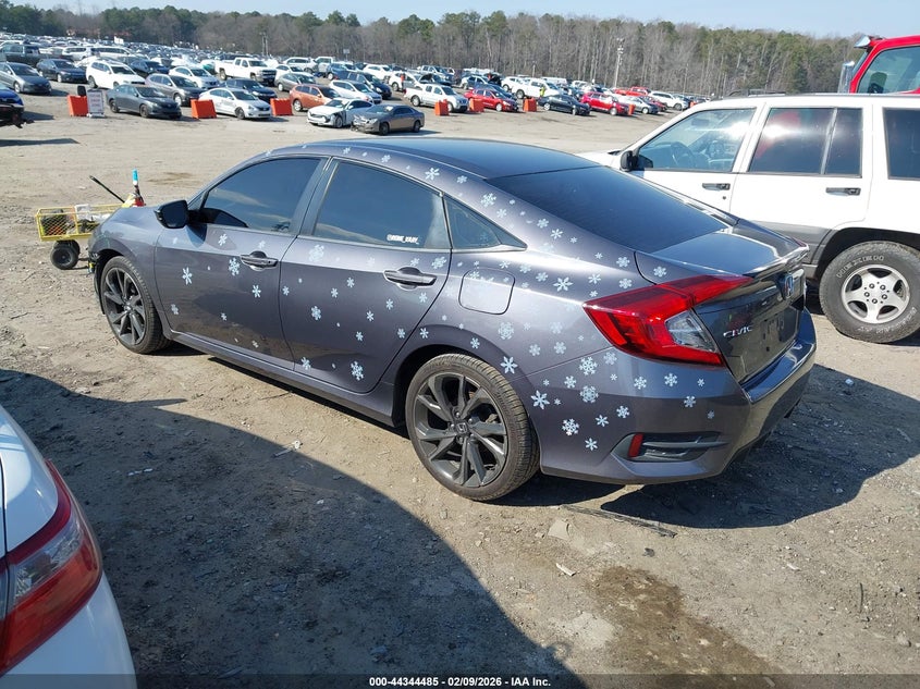 Vin: 19xfc2f81ke009729, lot: 44840939, honda civic sport 20193