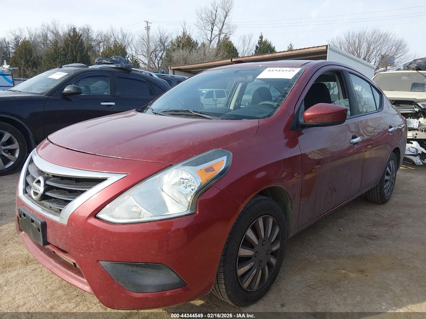 Vin: 3n1cn7ap1hl814775, lot: 44841003, nissan versa 1.6 s/1.6 s+/1.6 sl/1.6 sv 20172