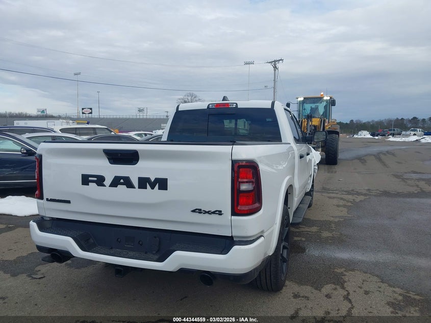 Vin: 1c6srfrp4sn630425, lot: 44841013, ram 1500 laramie  4x4 6'4 box 20254