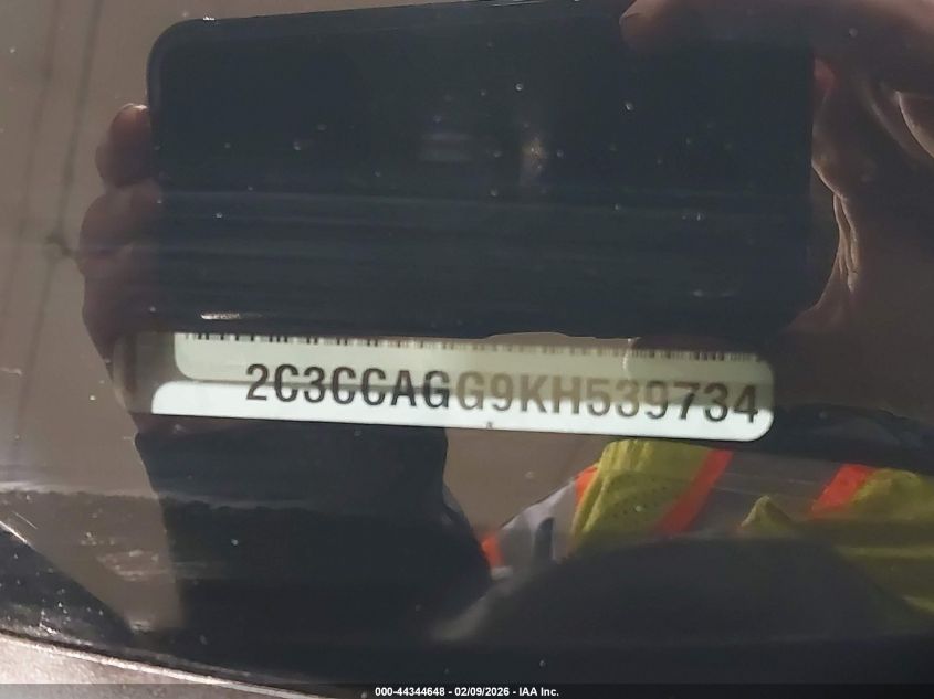 2019 Chrysler 300 300S Awd VIN: 2C3CCAGG9KH539734 Lot: 44344648