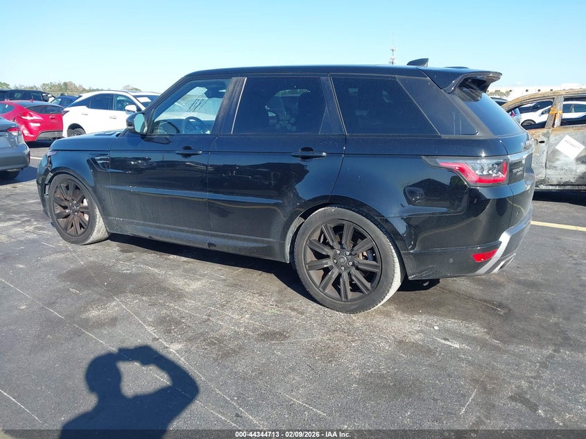 Vin: salwr2rv0ja195015, lot: 44841167, land rover range rover sport hse 20183