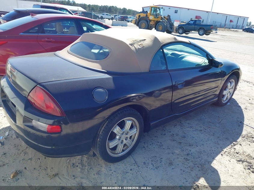 2001 Mitsubishi Eclipse Spyder Gt VIN: 4A3AE85H91E055891 Lot: 44345514