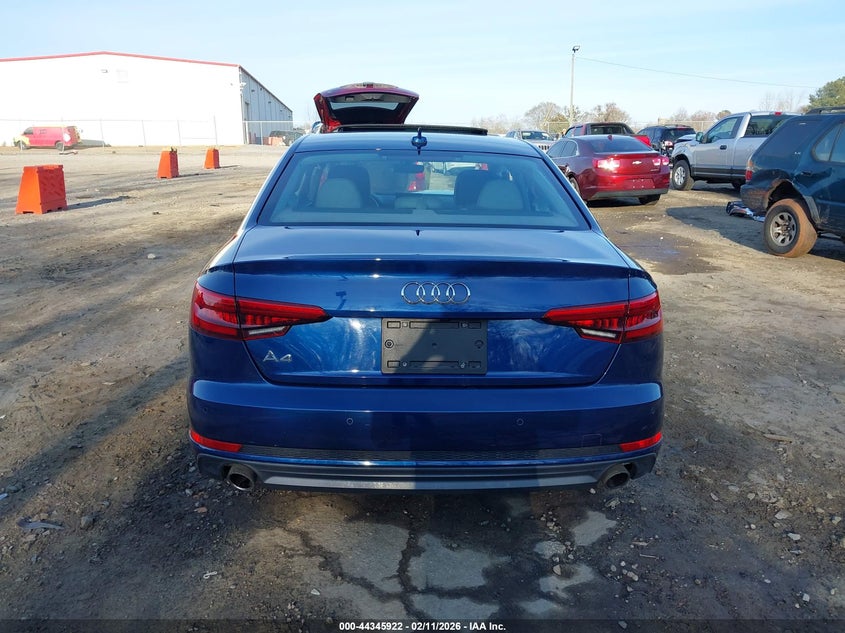 2017 Audi A4 2.0T Premium VIN: WAULNAF44HN036820 Lot: 44345922