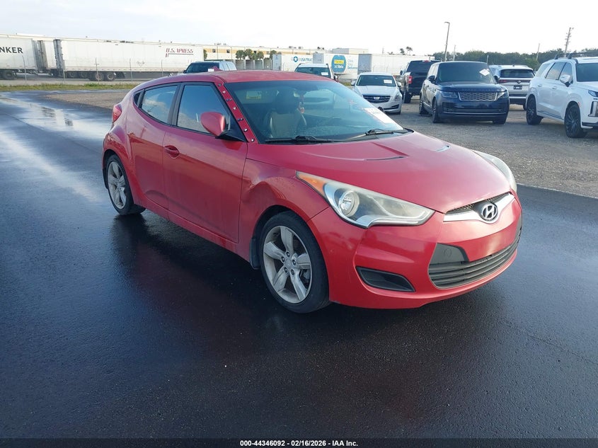 KMHTC6AD7DU086331 2013 Hyundai Veloster Base W/Gray auction photo 1
