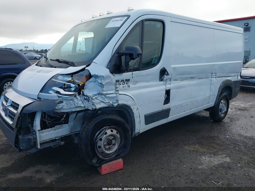 Vin: 3c6trvag0he517157, lot: 44842738, ram promaster 1500 low roof 136 wb 20172