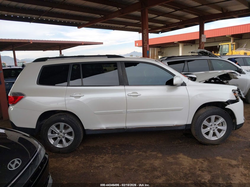 2013 Toyota Highlander Base Plus V6 VIN: 5TDZK3EHXDS105875 Lot: 44346496