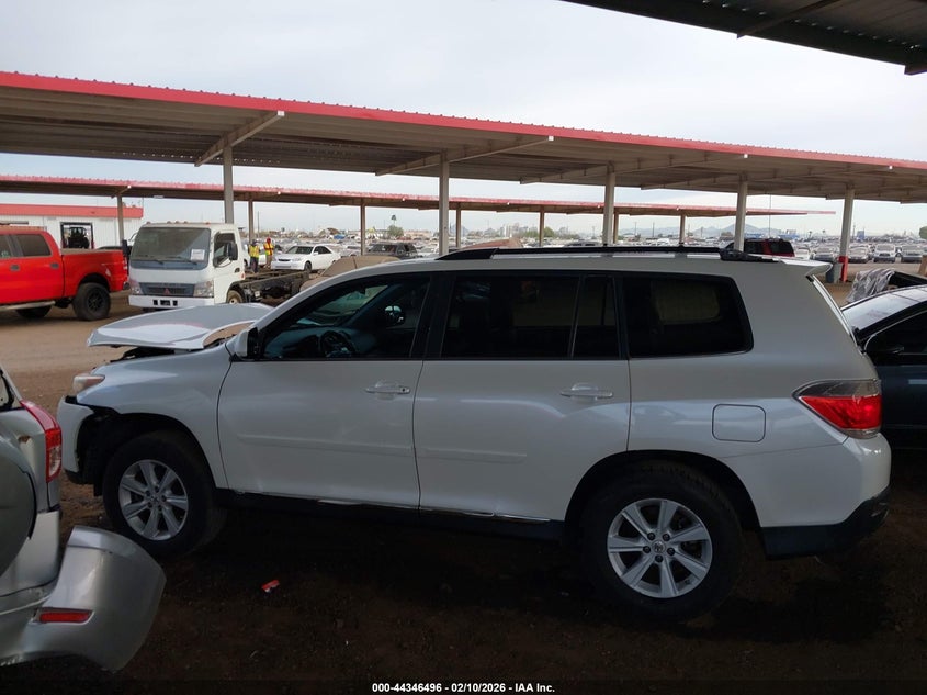 2013 Toyota Highlander Base Plus V6 VIN: 5TDZK3EHXDS105875 Lot: 44346496