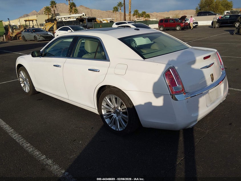 Vin: 2c3ca6ct3bh531456, lot: 44843143, chrysler 300c 20113