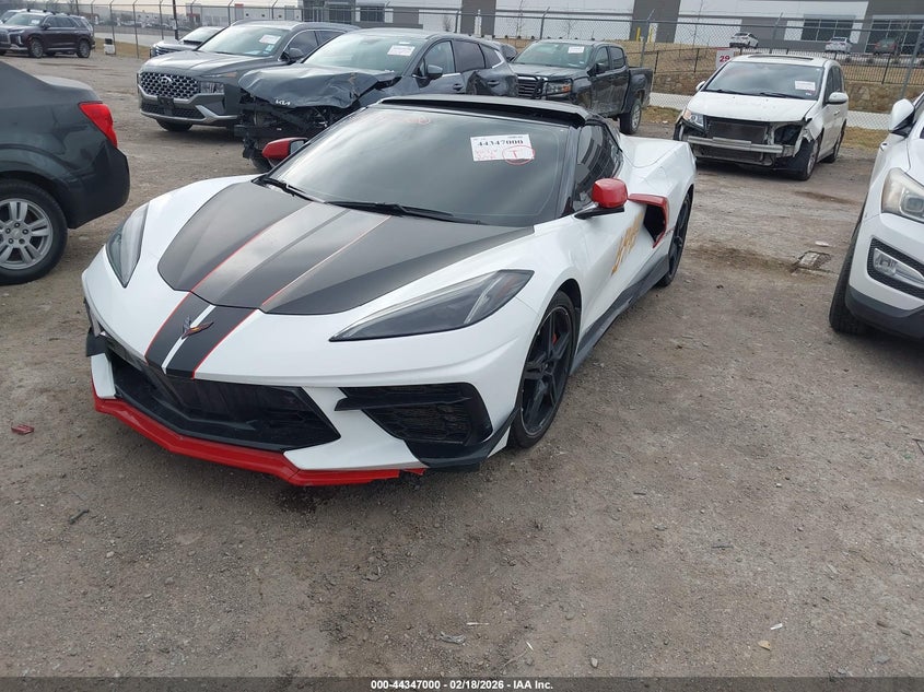 Vin: 1g1yc3d48n5106899, lot: 44843454, chevrolet corvette stingray rwd  3lt 20222