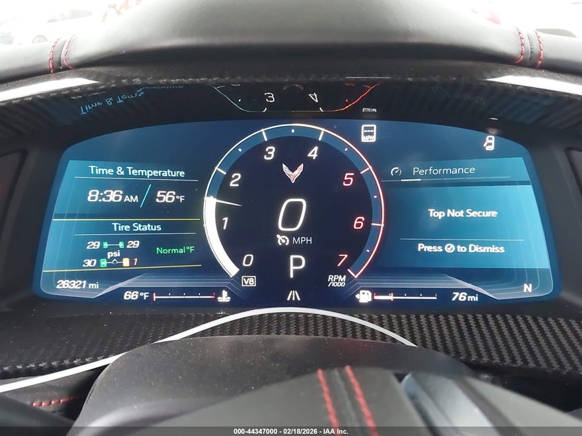 2022 Chevrolet Corvette Stingray Rwd 3Lt VIN: 1G1YC3D48N5106899 Lot: 44347000