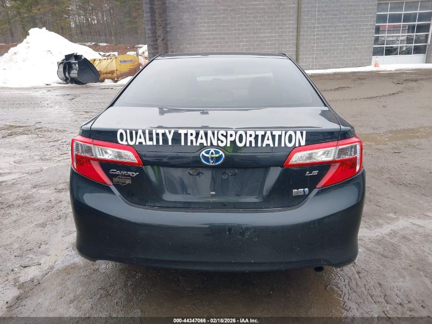 2014 Toyota Camry Hybrid Le VIN: 4T1BD1FK0EU098843 Lot: 44347066