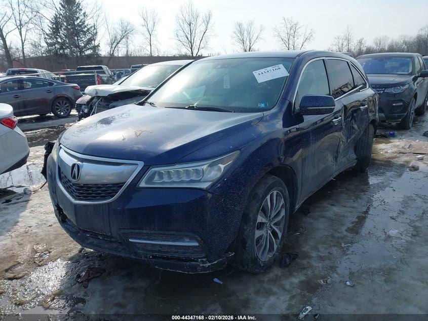 2014 Acura Mdx Technology Pkg W/Entertainment Pkg