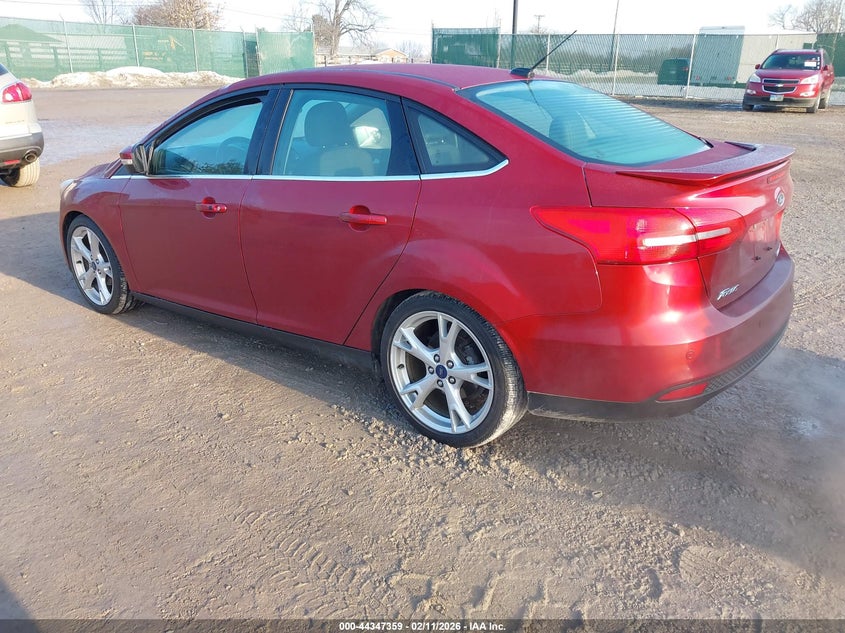 Vin: 1fadp3j23gl274855, lot: 44843813, ford focus titanium 20163