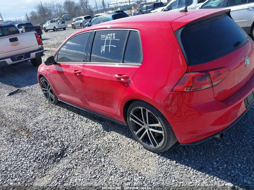 2017 Volkswagen Golf Gti Autobahn 4-Door/S 4-Door/Se 4-Door/Sport 4-Door