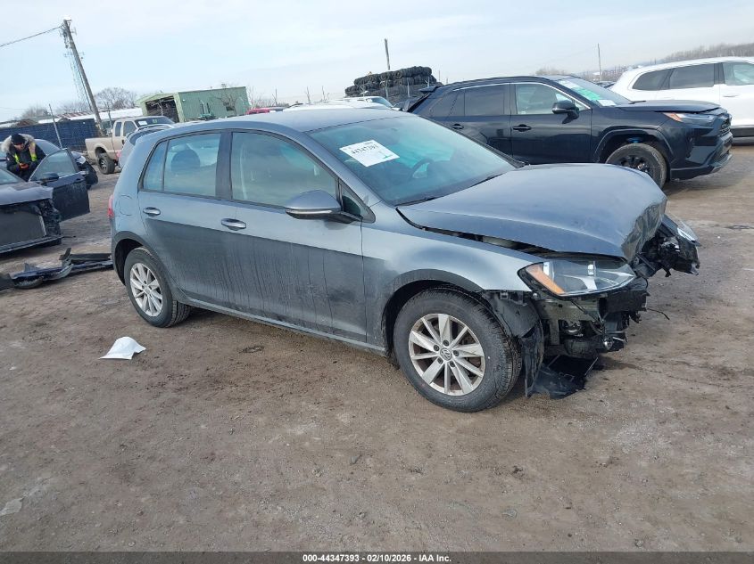 2017 Volkswagen Golf Tsi S 4-Door/Tsi Wolfsburg Edition 4-Door