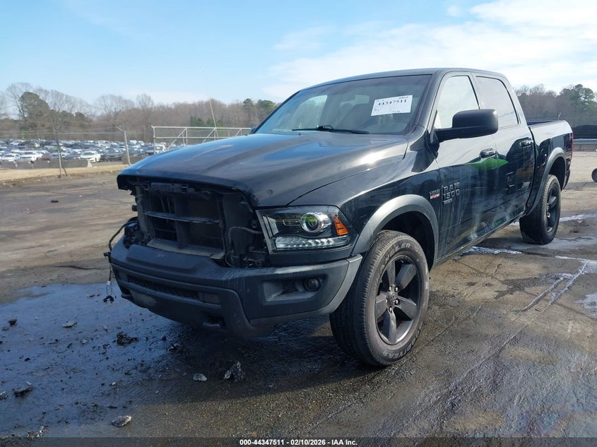 Vin: 1c6rr7lt9ks696819, lot: 44843965, ram 1500 classic warlock  4x4 5'7 box 20192