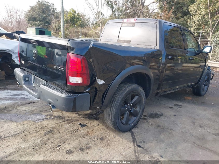 Vin: 1c6rr7lt9ks696819, lot: 44843965, ram 1500 classic warlock  4x4 5'7 box 20194