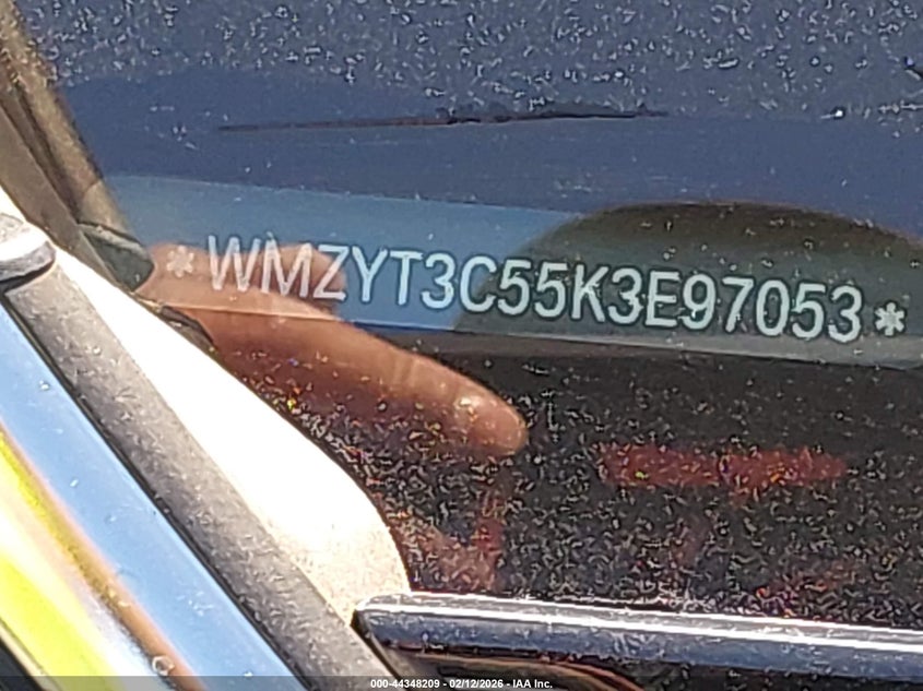 2019 Mini Countryman Cooper S VIN: WMZYT3C55K3E97053 Lot: 44348209