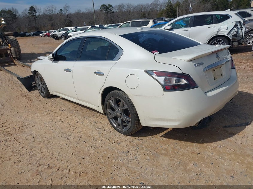 Vin: 1n4aa5ap3ec450876, lot: 44844974, nissan maxima 3.5 sv 20143