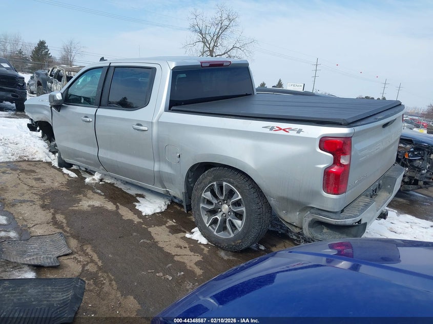 VIN 1GCPDKEKXNZ531508 2022 CHEVROLET SILVERADO 1500 4WD  SHORT BED LT WITH 2FL