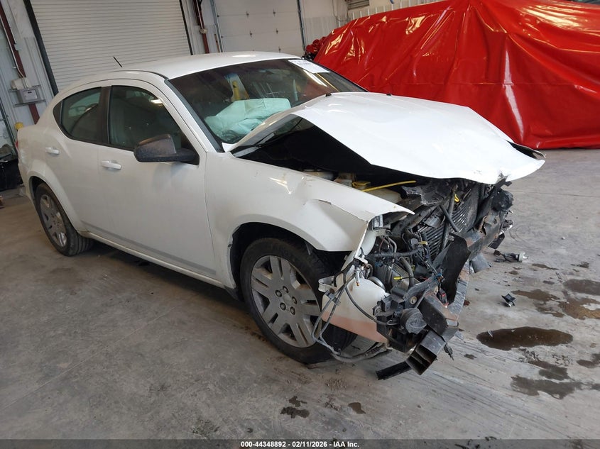 Vin: 1c3cdzab1en190637, lot: 44845346, dodge avenger se 2014 img_1