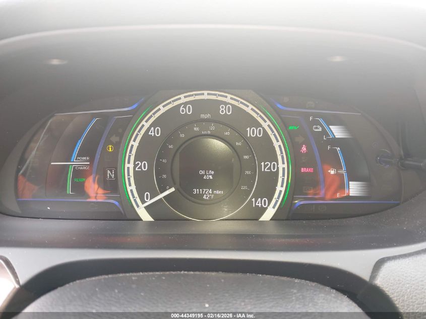 2017 Honda Accord Hybrid Ex-L VIN: JHMCR6F51HC027693 Lot: 44349195