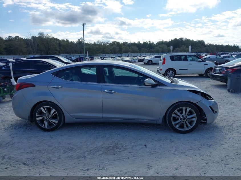 2015 Hyundai Elantra Limited VIN: 5NPDH4AE3FH620364 Lot: 44349390