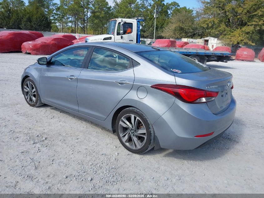 2015 Hyundai Elantra Limited VIN: 5NPDH4AE3FH620364 Lot: 44349390