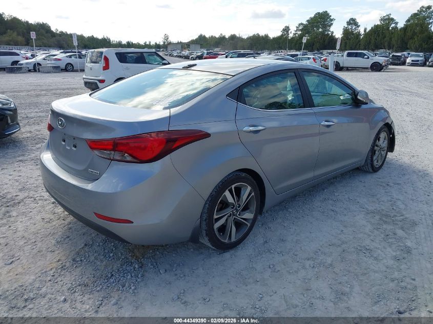 2015 Hyundai Elantra Limited VIN: 5NPDH4AE3FH620364 Lot: 44349390