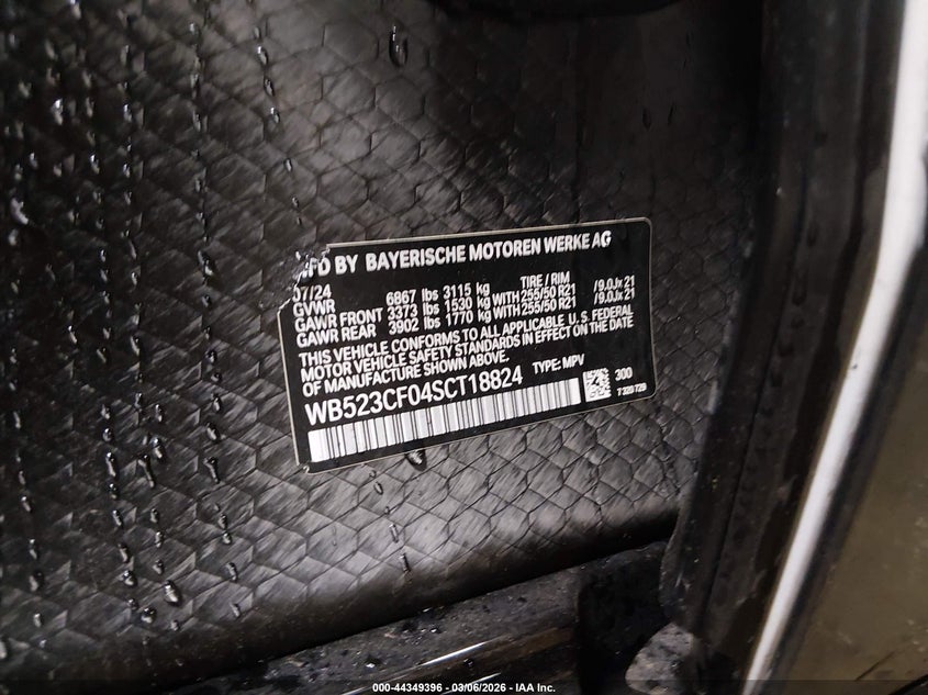 2025 BMW IX auction photo 6