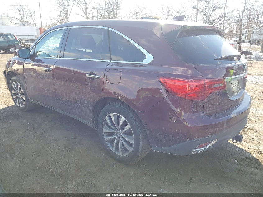 2014 Acura Mdx Technology Package