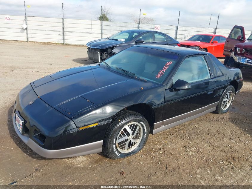 1985 Pontiac Fiero Gt