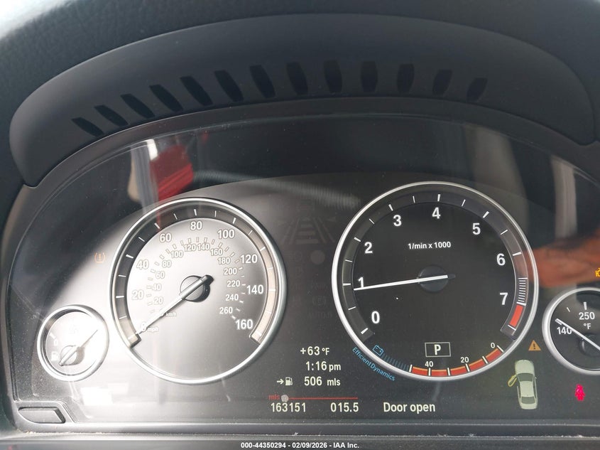 2013 BMW 528I VIN: WBAXG5C53DDY30935 Lot: 44350294