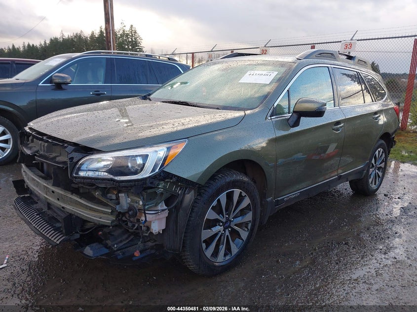 Vin: 4s4bsanc4h3208237, lot: 44846935, subaru outback 2.5i limited 20172