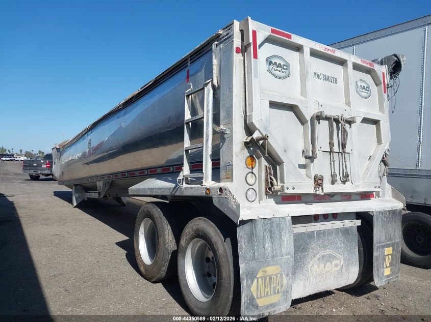 2015 Mac Trailer Mfg Dump Semi Trailer