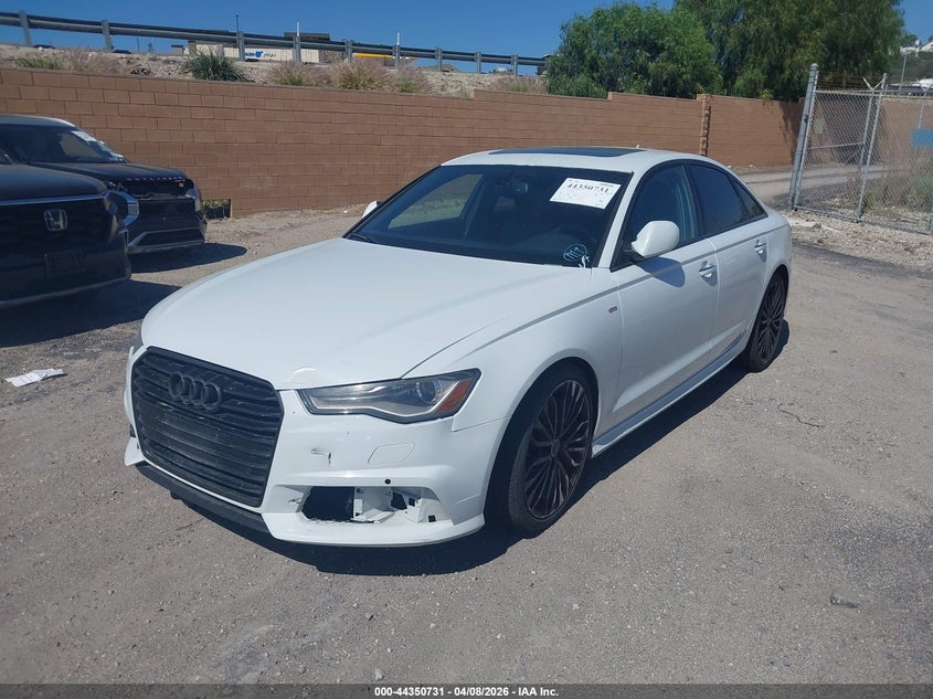 Vin: wauc8afc3jn007524, lot: 44847185, audi a6 2.0t premium/2.0t sport 20182