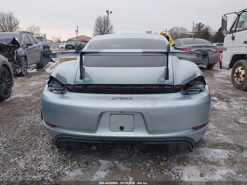 2023 Porsche 718 Cayman Gt4 Rs VIN: WP0AE2A89PS280800 Lot: 44350955