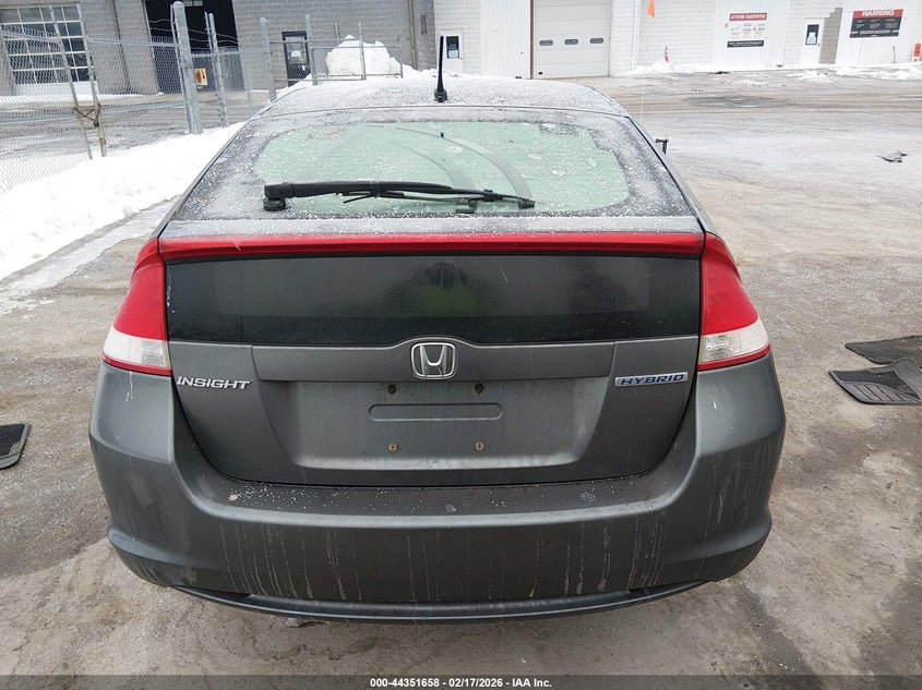 2010 Honda Insight 1.3 Lx grey Lot 111044351658 Vin JHMZE2H57AS028046