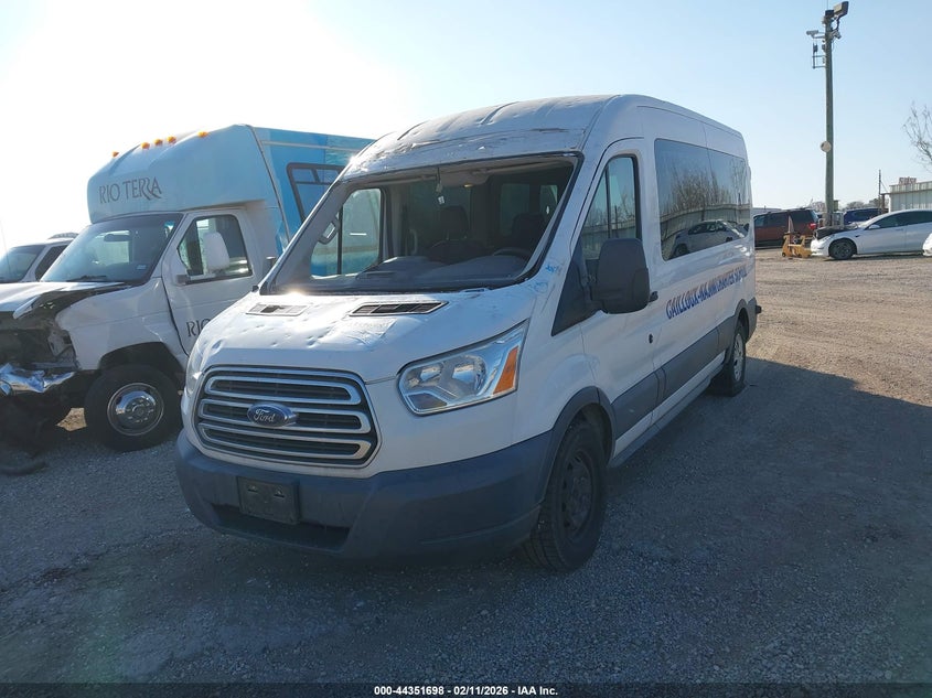 Vin: 1fbax2cg2hkb14932, lot: 44848152, ford transit-350 xlt 20172