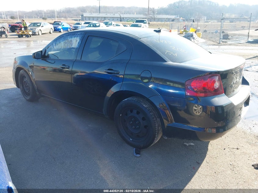 Vin: 1c3cdzab2cn109593, lot: 44848574, dodge avenger se 20123