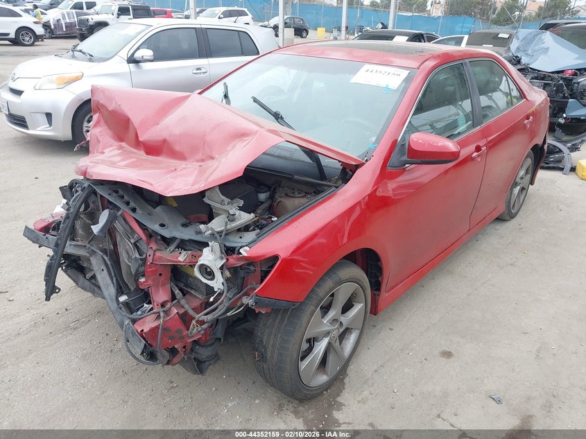 2012 Toyota Camry 2.5 Se Limited Edition red Lot 111044352159 Vin 4T1BF1FK9CU620957