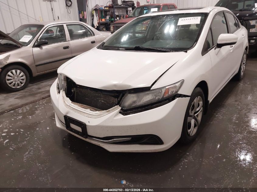 2015 Honda Civic Ex VIN: 19XFB2F86FE006009 Lot: 44352753
