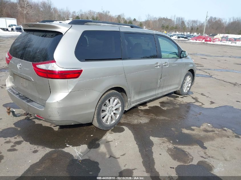 2015 Toyota Sienna Le 7 Passenger