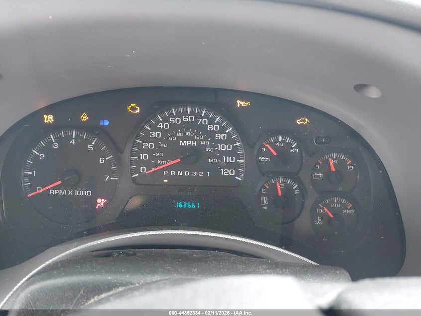 CHEVROLET TRAILBLAZER 2006 VIN 1GNDT13S662199393