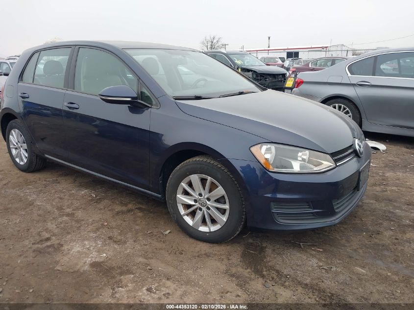2015 Volkswagen Golf Tsi S 4-Door
