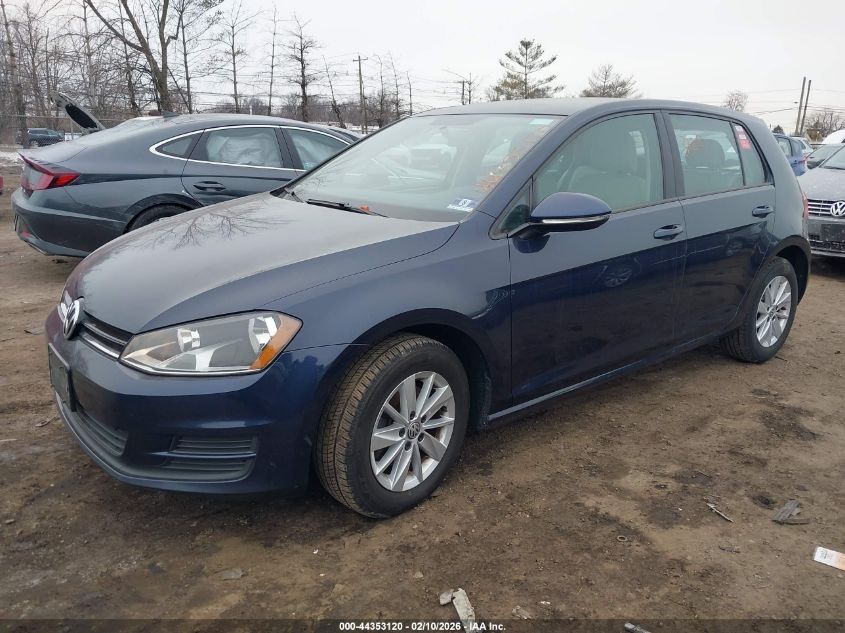 2015 Volkswagen Golf Tsi S 4-Door