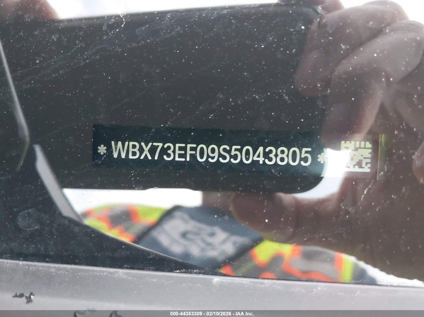 2025 BMW X1 2.0L I-4 DI, DOHC, V(VIN: WBX73EF09S5043805