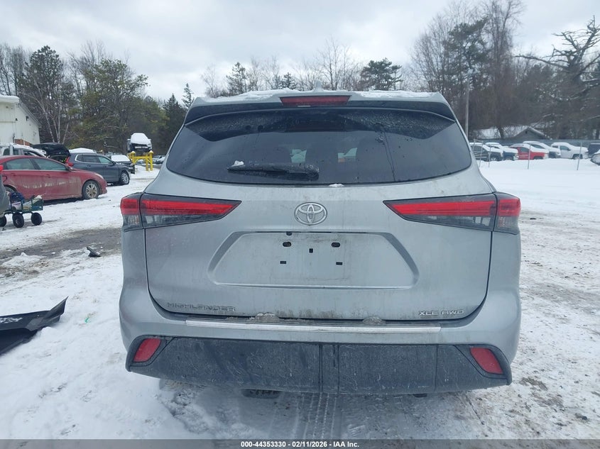 2021 Toyota Highlander Xle VIN: 5TDHZRBH9MS539476 Lot: 44353330