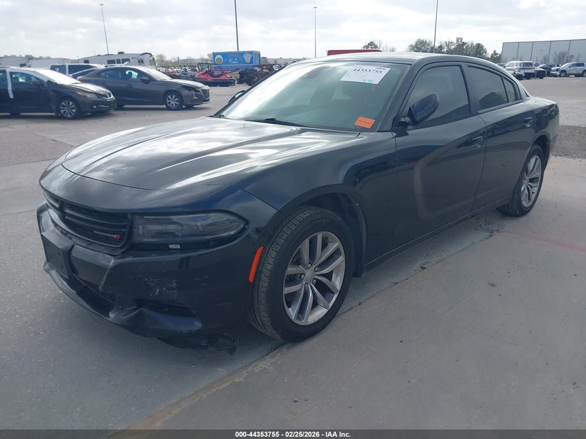 Vin: 2c3cdxhg8fh778468, lot: 44850217, dodge charger sxt 20152
